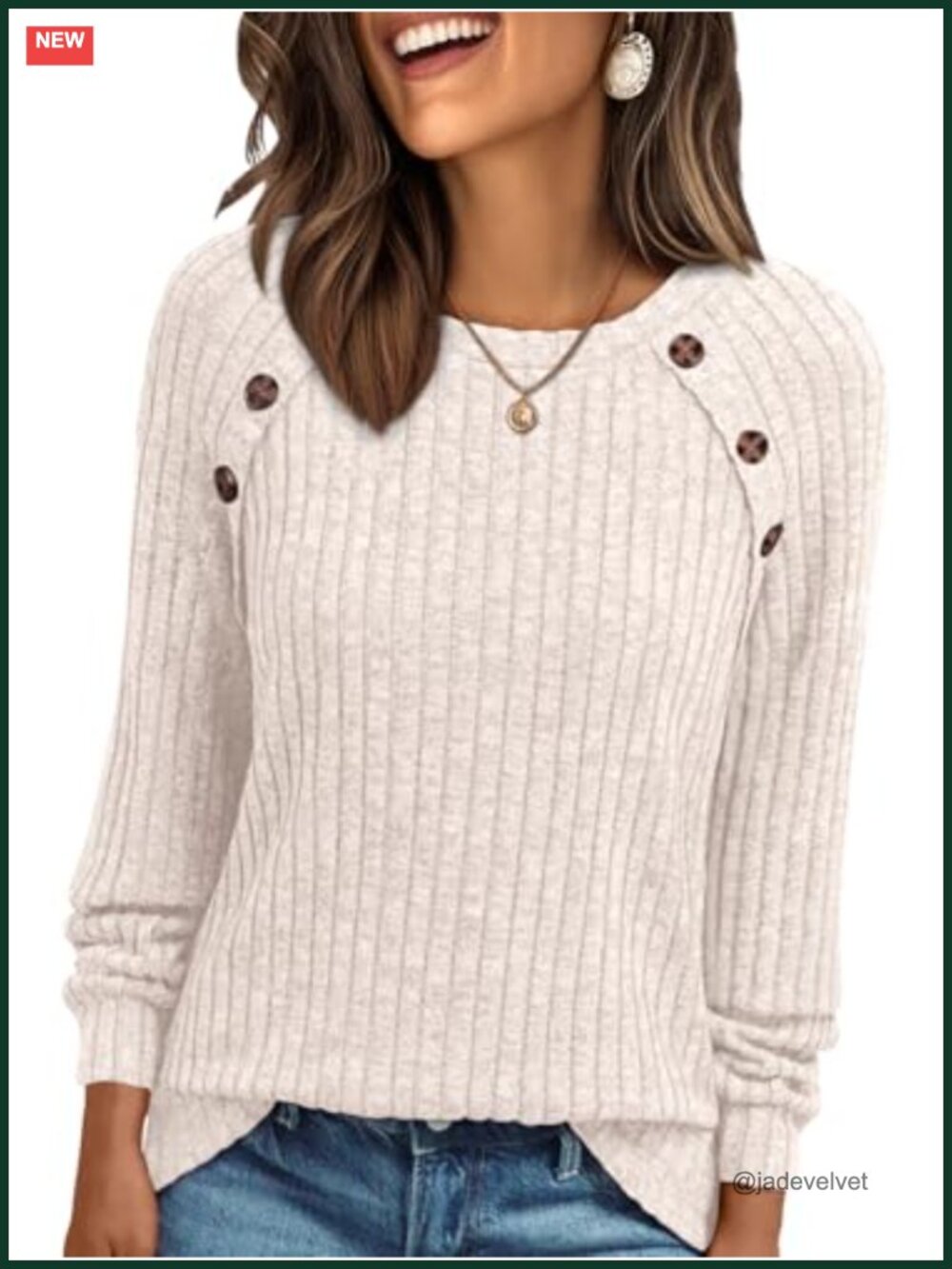 Long Sleeve Crew Neck Tunic Top Blouse Business Casual